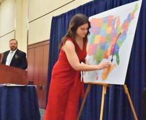 Medical students learn residency matches during national celebration